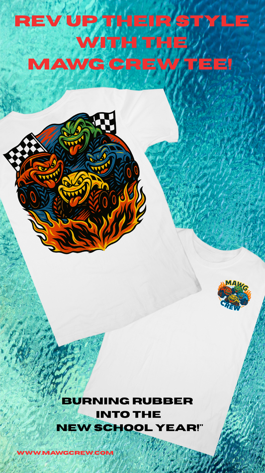 MAWG CREW Monster Truck Tee – Kids Shirt for Little Racers!