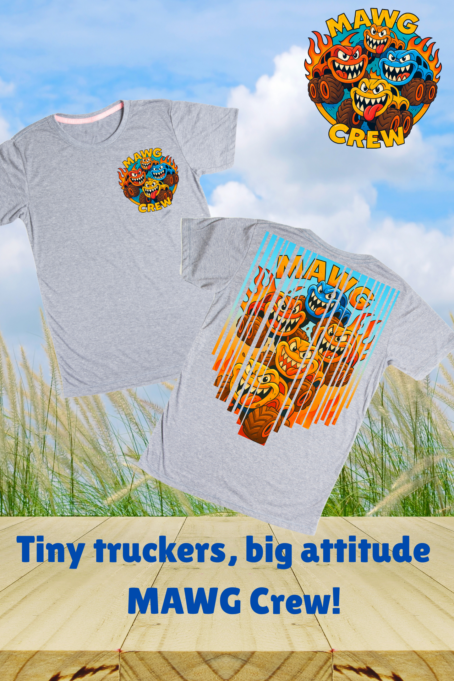 Join the MAWG Crew – Monster Truck Power Boys and Girls