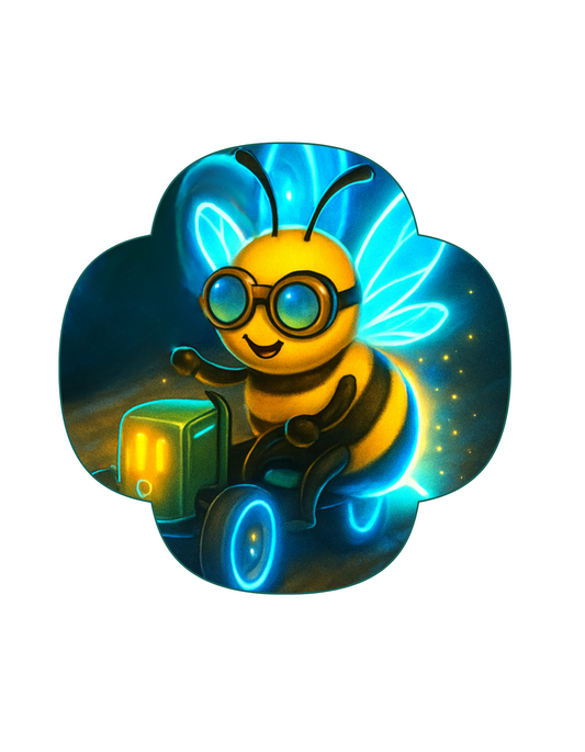 Buzzin’ Bee Race Toddler Tee – Cute Tractor Shirt for Little Zoomers!