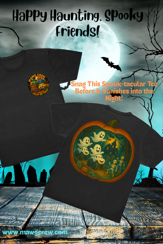 MAWG Crew Ghost Truck Halloween Tee – Spooky & Fun Kids Shirt